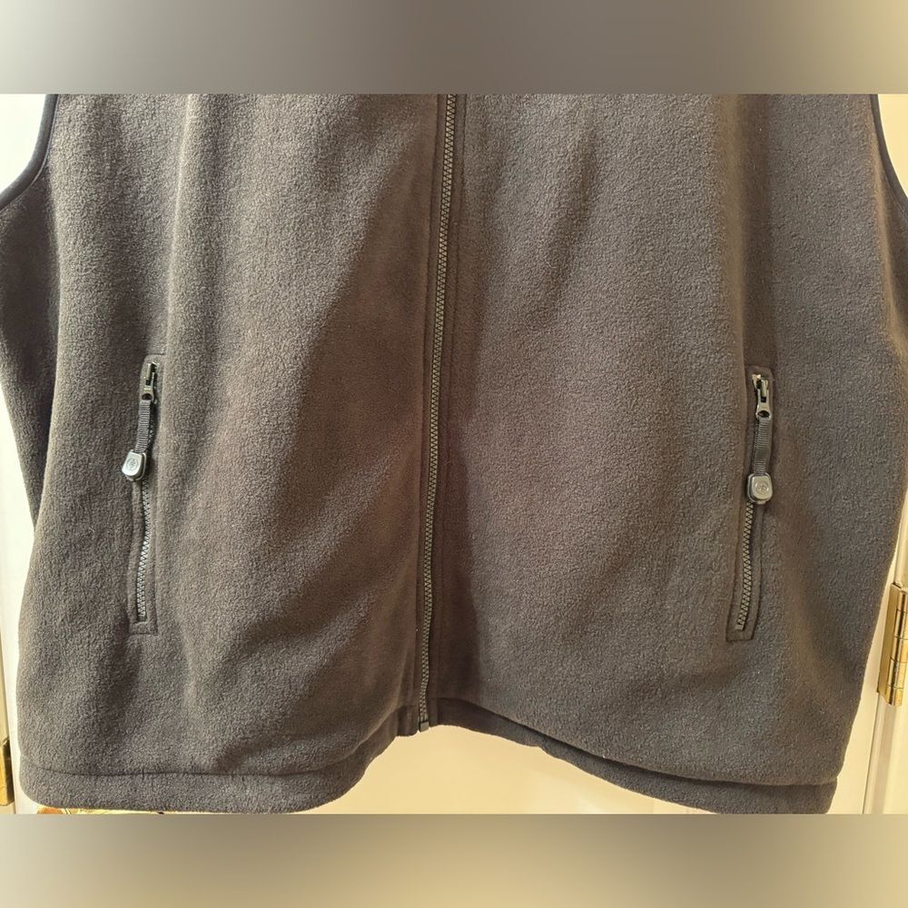 NWOT North End All Climate Wear Men's Fleece Vest Full Zip 2X-Large Black - Picture 6 of 14